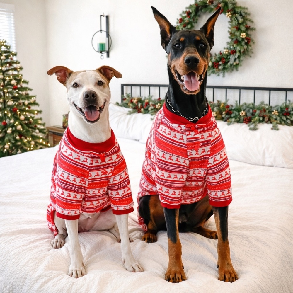 FuzzYard Dog‎ Christmas Jammies Size 7 (XL).